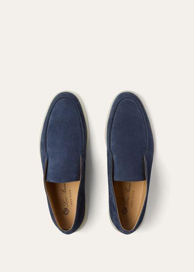 Loro Piana Open Walk Boot - Deep Blue