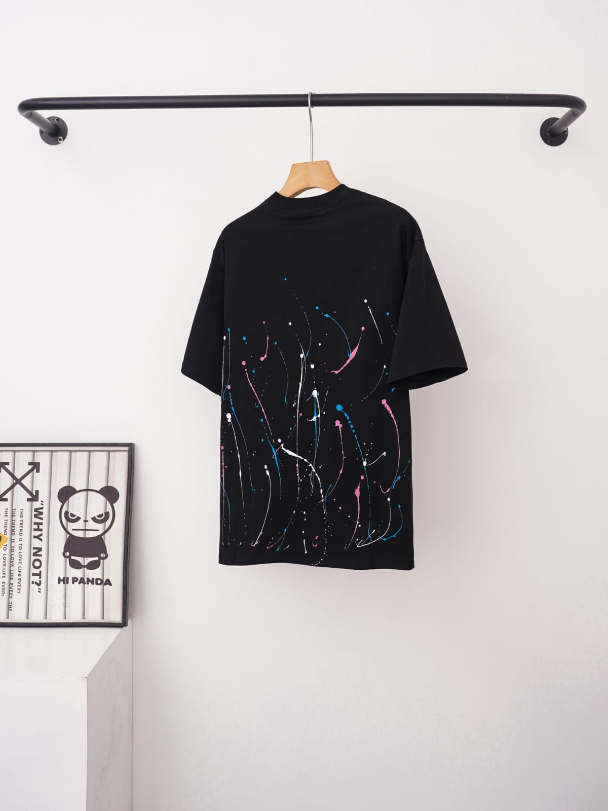 CHROME HEART SHIRT-BLACK\RAINBOW