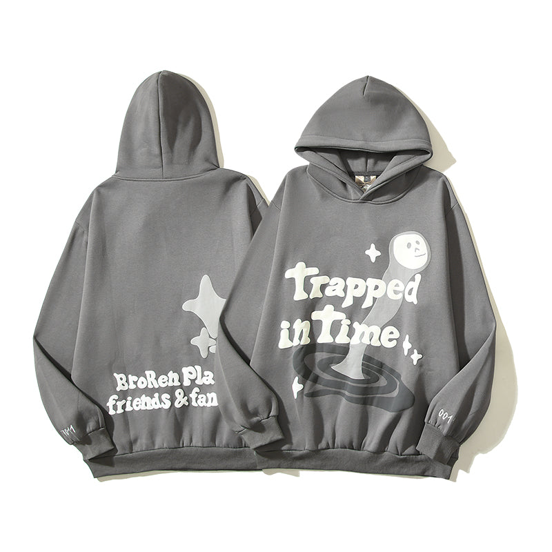Broken Planet Hoodie - Grey