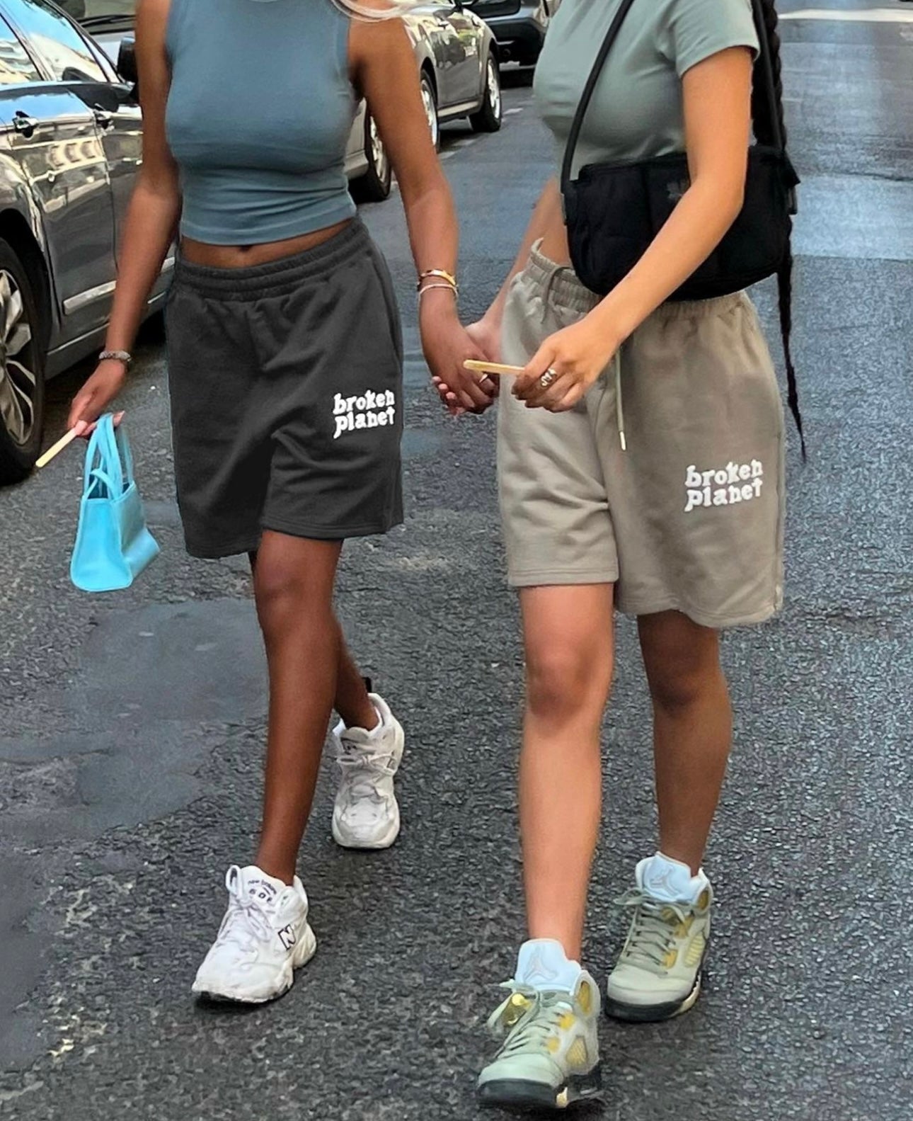 Broken Planet Shorts - Dark Grey