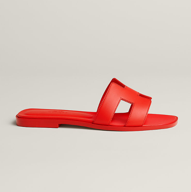 Hermes Oran Sandals - Green