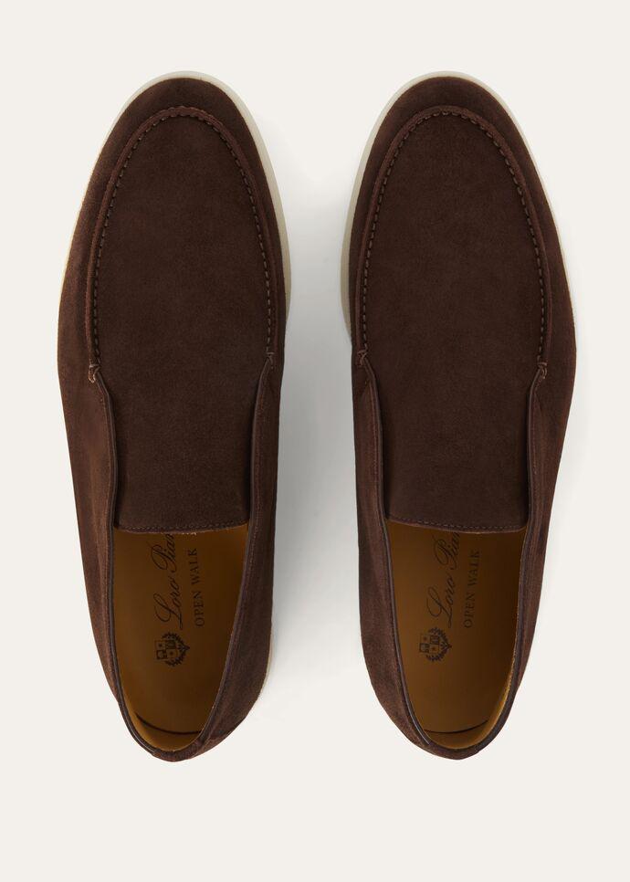 Loro Piana Open Walk Boot -Dark brown