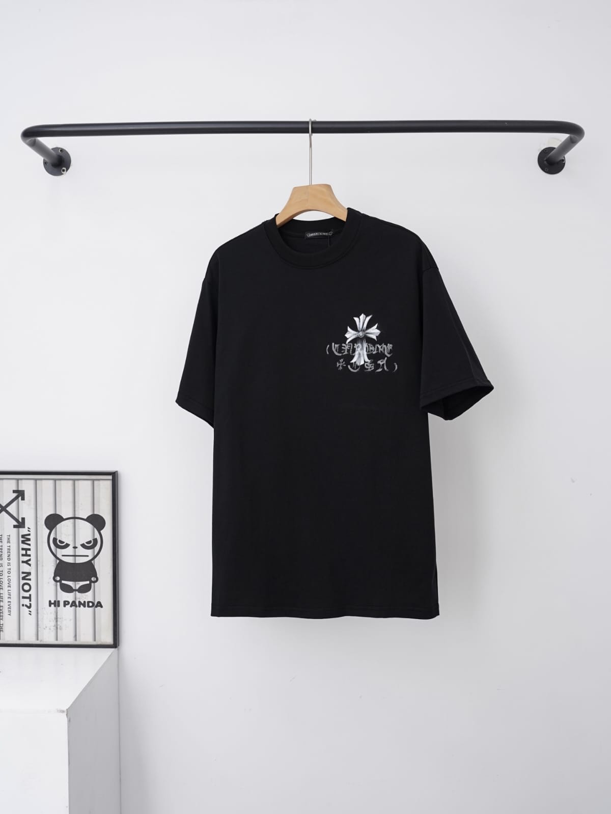 CHROME HEARTS T-SHIRT-BLACK