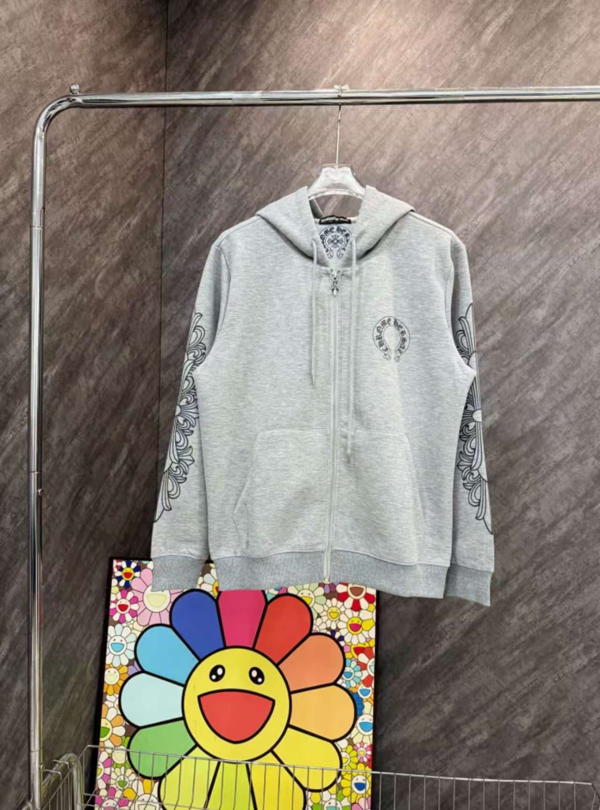 Chrome Hearts Zip Up Jacket - White
