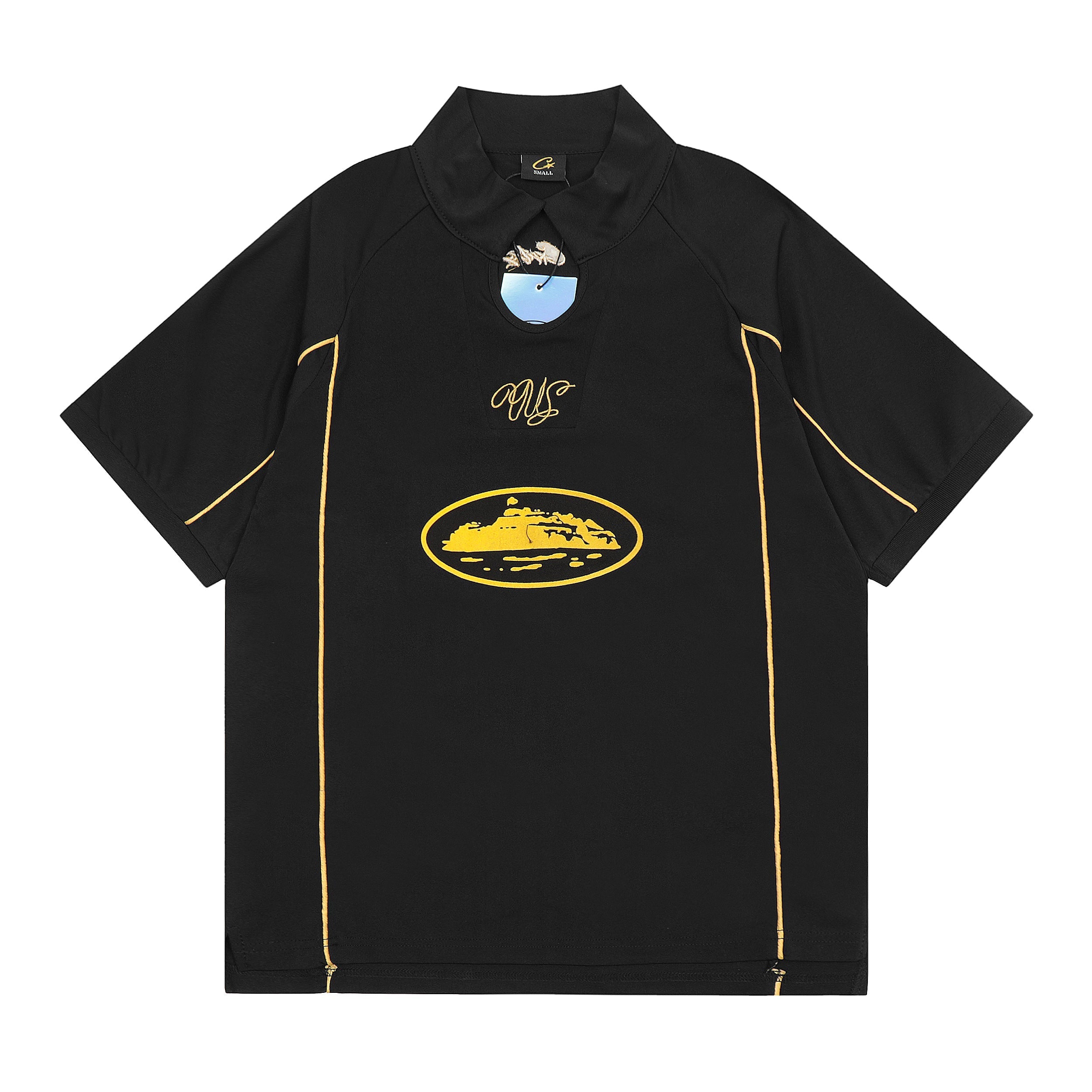 Corteiz Alcatraz Jersey - Black/Yellow