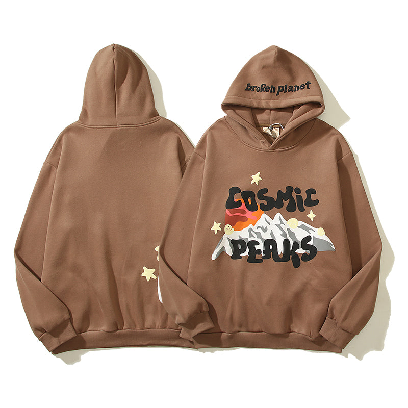 Broken Planet Hoodie - Brown